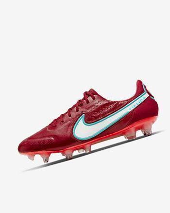 Nike Tiempo Legend 9 Elite SG-Pro AC Rojos Rojos Claro Blancos | MX 3212